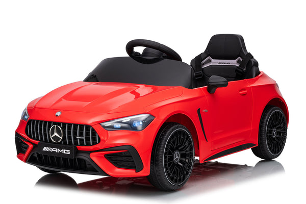 prezzo Macchina Elettrica per Bambini 12V Licenza Ufficiale Mercedes CLE53 Sedile in Pelle Rosso