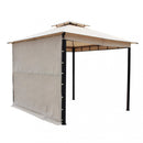 Gazebo Antigua 3,3x3,3 m in Acciaio Antracite