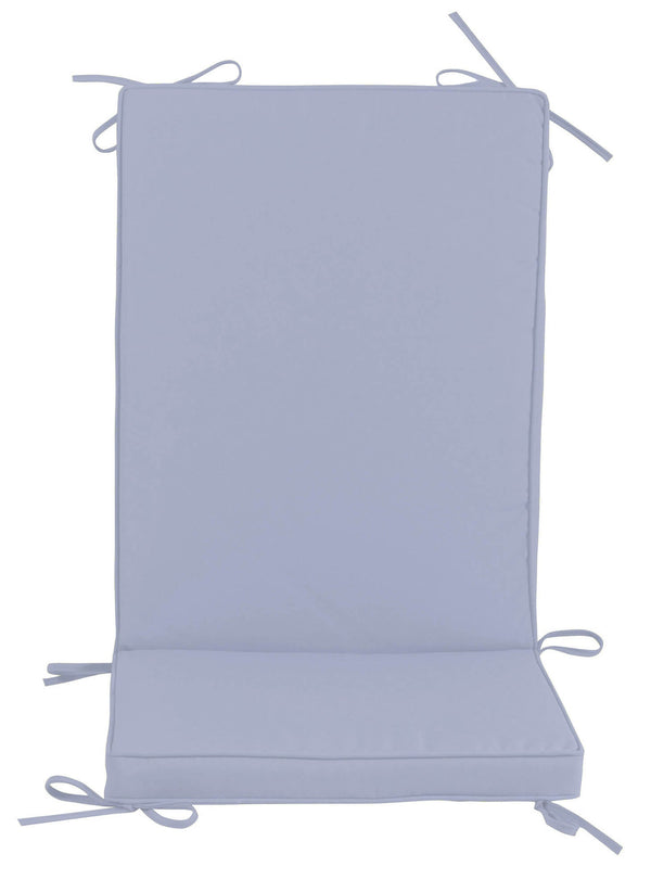 online Cuscino con Schienale per Sedie da Giardino 93x41cm Bauer Box Grigio Perla