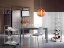 Carrello da Cucina Pieghevole Cromato in Acciaio Tosini TA019C