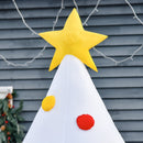 Albero di Natale Gonfiabile H245 cm con Luci LED Bianco