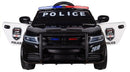 Macchina Elettrica Polizia per Bambini 12V Babyfun Police Nera