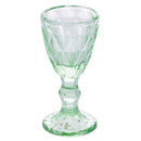 Set 6 Tazzine per Liquori Liquorini Prisma Greenery in Vetro VdE Tivoli 1996 Verde