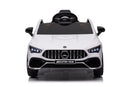 Macchina Elettrica per Bambini 12V con Licenza Mercedes CLA45 AMG Bianca 