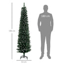 Albero di Natale Artificiale Innevato 195 cm 570 Rami Verde