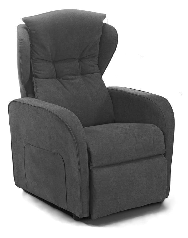 online Poltrona Alzapersona Elettrica 2 Motori 75x108x85 cm in Tessuto Dispositivo Medico 1 Grigio