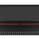 Camino a Vapore da Incasso 120x50x(19,8)x40 cm Invapo Inside C1200 in Acciaio Nero      