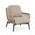 Poltrona da Giardino con Cuscini 75x98x85h cm in Alluminio e PP Eulero Antracite