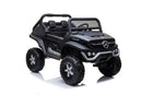 Macchina Elettrica per Bambini 12V con Licenza Mercedes Unimog Nera 