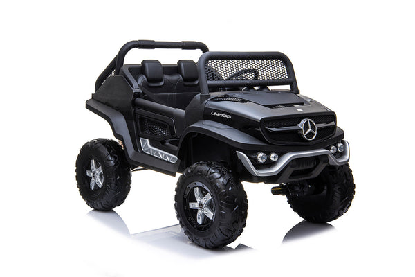 Macchina Elettrica per Bambini 12V con Licenza Mercedes Unimog Nera prezzo