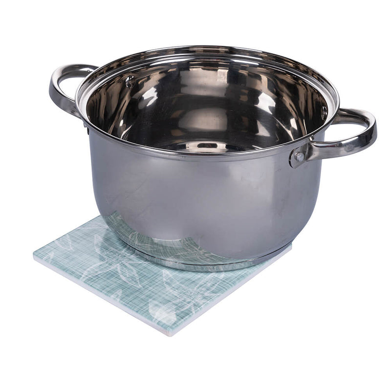 Sottopentola Quadrato 16x16x1 cm  in Dolomite VdE Tivoli 1996 Cozumel