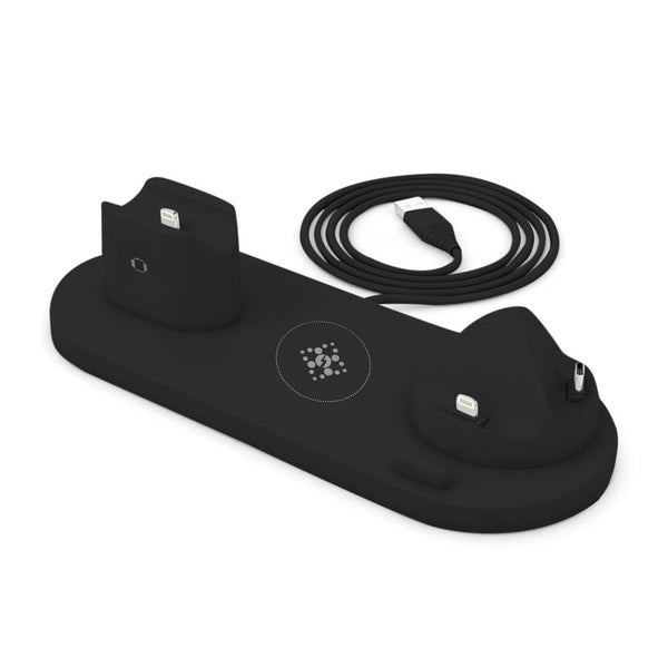 prezzo Stazione di Ricarica Wireless 6 in 1 Compatibile per  iPhone AirPods Apple Watch Nero