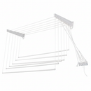Stendibiancheria Saliscendi Salvaspazio in Resina 100x70 cm – Perfetto per Interni ed Esterni