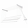 Stendibiancheria Salvaspazio Saliscendi da Parete/Soffitto in Resina 140x70 cm – Max 20 Kg