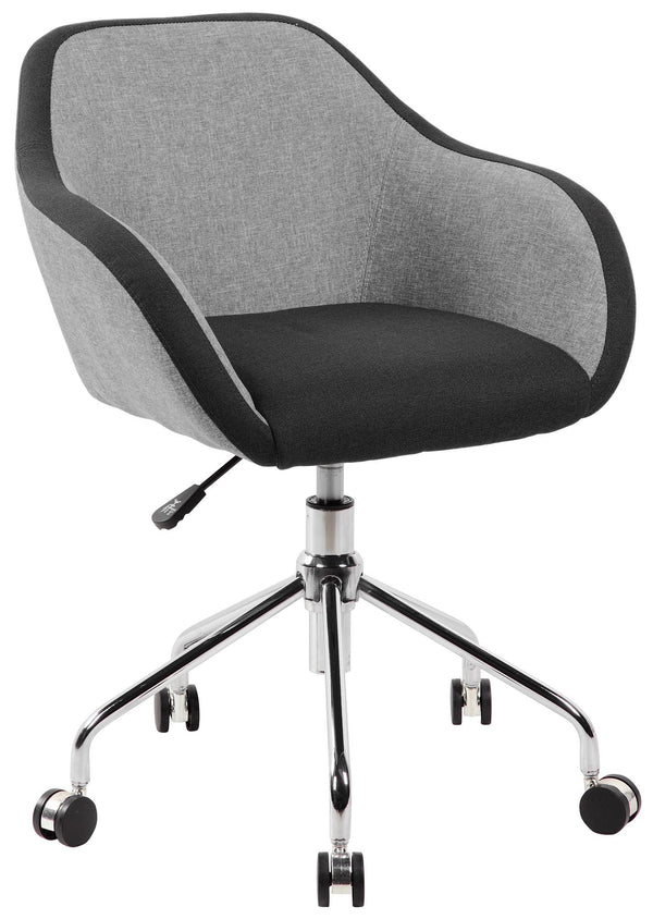 prezzo Sedia Poltrona Operativa da Ufficio in Tessuto Tosini Columbus Grigia