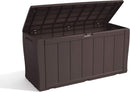 Baule Cassapanca da Esterno 117x58x45 cm in Resina Keter Sherwood Marrone