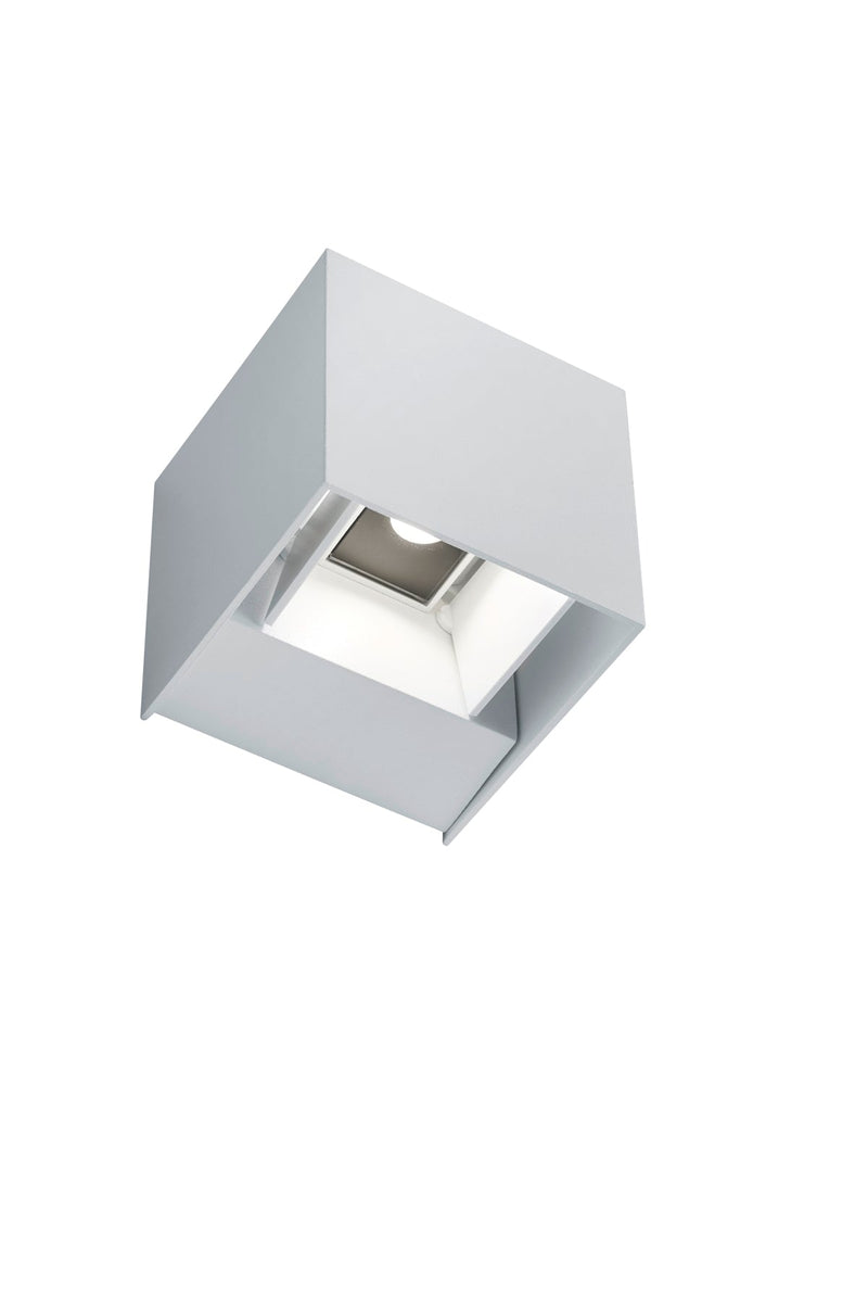 Applique da Esterno a LED in Pressofusione di alluminio Bianco Opaco