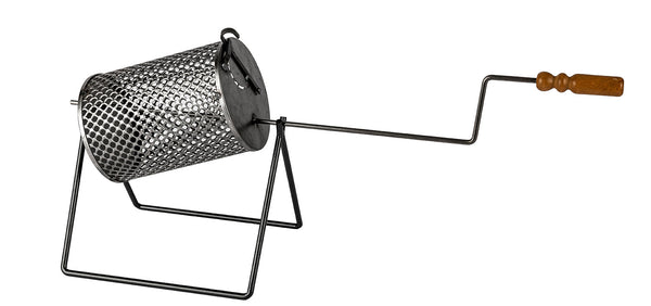 Padella per Castagne Girevole 85xØ18 cm con Supporto Rialzato in Acciaio acquista