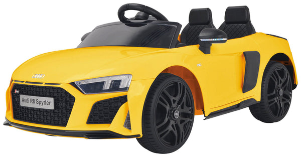 online Macchina Elettrica per Bambini 12V con Licenza Audi R8 Spyder Gialla
