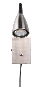 Applique da Interno Attacco GU10 in Metallo Nichel Satinato 