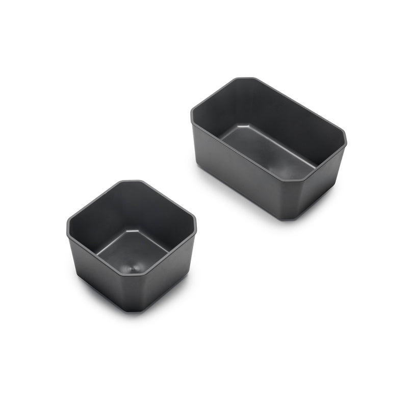 Contenitori Organizer Cassetti da Bagno 10 Cubi in Tecnoplastica Emuca Tidy Grigio Antracite