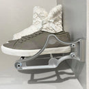 Porta Scarpe Self per Interno Armadio Imballo 1 Pezzo Verniciato Alluminio Acciaio e Emuca