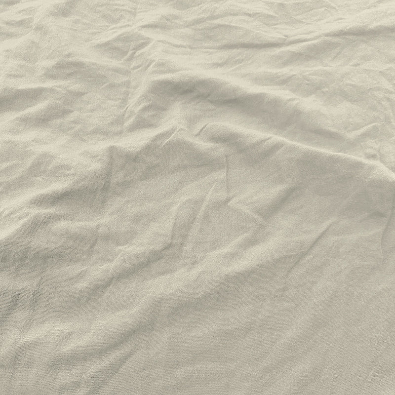 Copripiumino con Sacco e Federe Linea Water Washed Crema