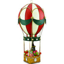 Mongolfiera in Metallo Decorativo Addobbo Natalizio con Gancio 54x24.5x24.5 cm