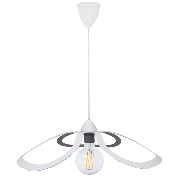 sconto Sospensione 1xE27 Montatura Bianco D.Bianco E-Energy Allegra