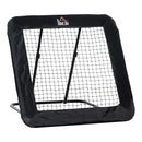 Rebounder Pieghevole da Esterno per Calcio Baseball e Pallavolo 128x118x108-120 cm Nero 