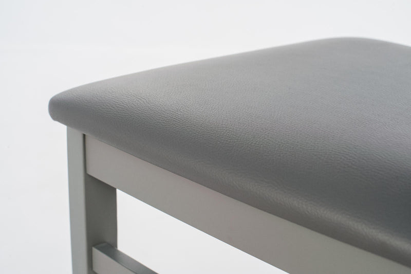 Set 2 Sedie 44x45xH82 cm in Legno Laccato Monaco Grigio Scuro