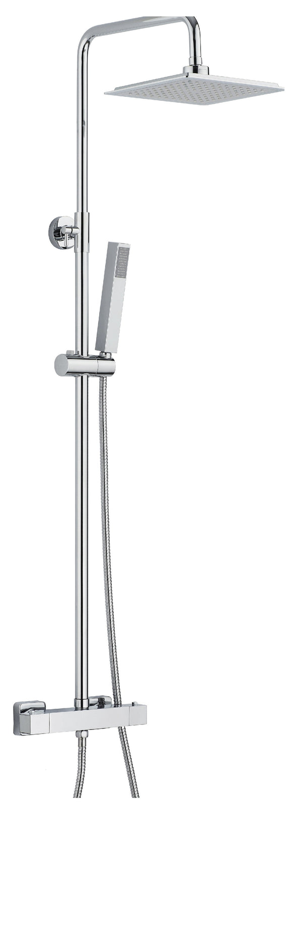 Set Colonna Doccia Soffione Doccia e Laccio  in Acciaio Inox Laura online