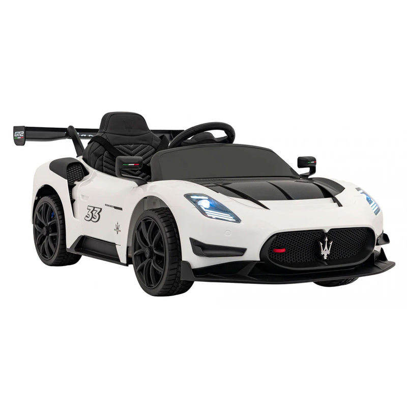 Macchina Elettrica per Bambini Licenza Ufficiale Maserati GT2 10,8V 5,4Ah Bianco       