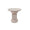 Tavolino Ø 40,5x41,5 cm Alka in Acciaio Beige