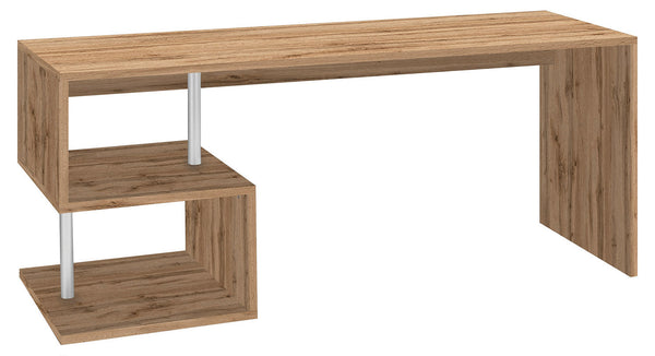 Scrivania con 2 Ripiani 180x60x77,5 cm Esse Quercia Wotan online