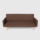 Divano Letto Clic Clac 182x64x80 cm in Tessuto Marrone