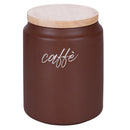 Set 4 Barattoli Cacao Zucchero Caffè Orzo 900 ml in Gres VdE Tivoli 1996 Shades of chocolate