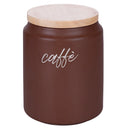 Set 4 Barattoli Cacao Zucchero Caffè Orzo 900 ml in Gres VdE Tivoli 1996 Shades of chocolate