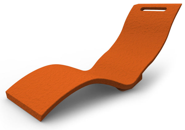 Lettino Chaise Longue da Esterno Giardino Seduta a Terra Arkema Serendipity Arancio online