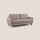 Divano Letto 3 Posti 208x97x96 cm in Tessuto Rosa