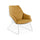 Poltrona 85x74xH86 cm in Polipropilene Grace Giallo