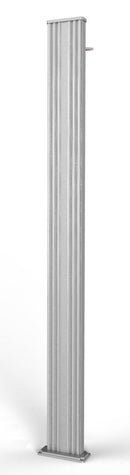 Doccia da Esterno Giardino Miscelatore e Lavapiedi Arkema Spring S Inox Paint