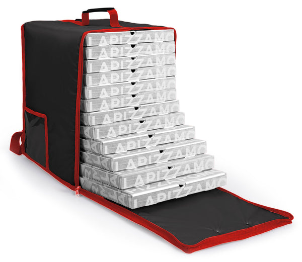 Borsa Termica Per Pizza Baoblaze – 40x40x15 Cm, Con Doppia Cerniera E Manico Rinforzato, Per Consegne E Picnic