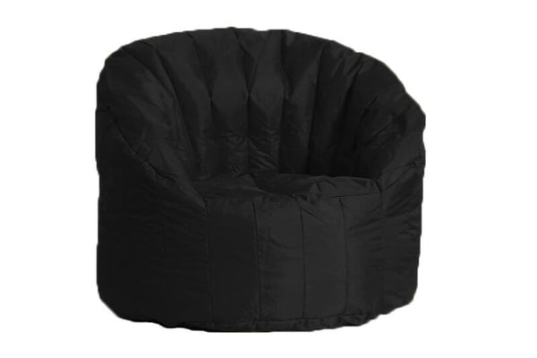 Poltrona Pouf Tortuga in Nylon Nera Avalli sconto