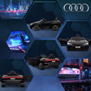 Macchina Elettrica per Bambini 12V con Licenza Audi E-Tron GT Nera