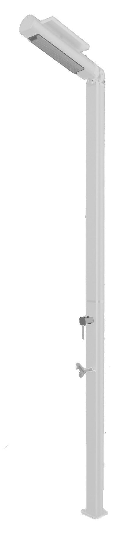 Doccia da Giardino Miscelatore e Lavapiedi con LED Arkema Quick Bianco Lucido prezzo