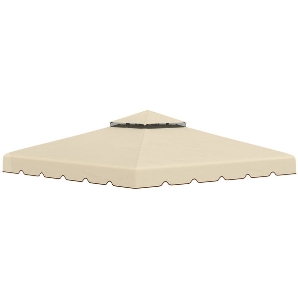 Tetto di Ricambio per Gazebo da Giardino 3x3m in Poliestere Beige prezzo