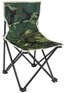 Set Tavolino e 2 Sedie Pieghevoli da Campeggio Menzi Camouflage