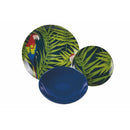 Servizio Piatti 18 Pezzi in Porcellana VdE Tivoli 1996 Parrot Jungle