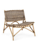 Sedia 68,5x75,5x75 cm Tarifa in Rattan